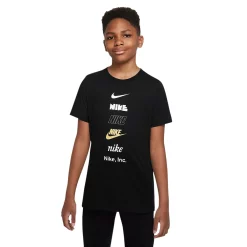 Boys 8-20 Nike Sportswear Stacked Logo Graphic Tee -Kohl's Shop 5830443 Black