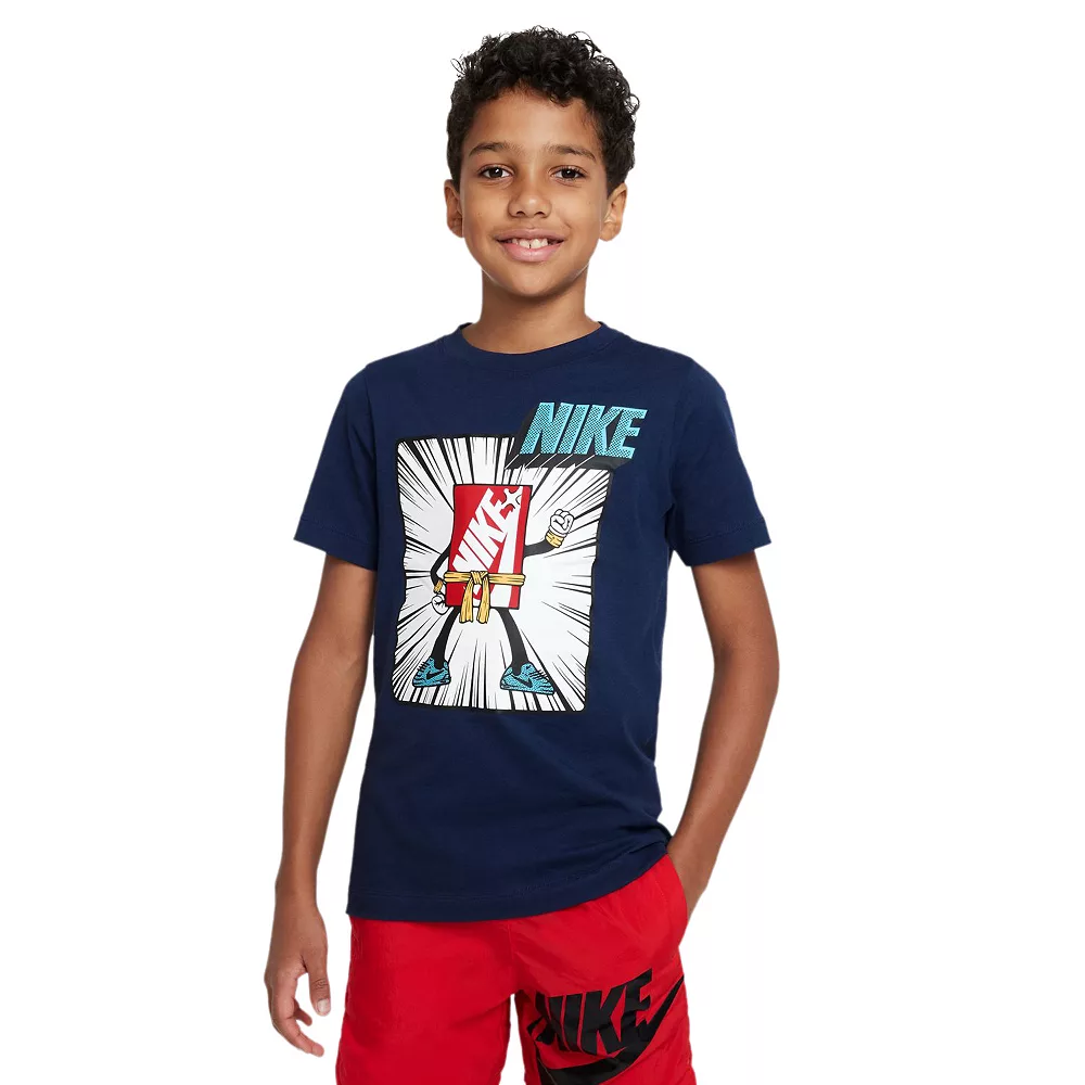 Boys 8-20 Nike Sportswear Shoebox Graphic Tee 4 Boys 8-20 Nike Sportswear Shoebox Graphic Tee - Image 2