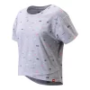 Girls 7-16 New Balance® Allover Print Tee -Kohl's Shop 5830505 Gray Heather