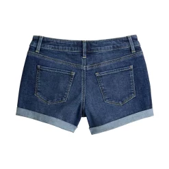 Girls 6-20 SO® Midrise Denim Shortie Shorts in Regular & Plus Size -Kohl's Shop 5841668 ALT
