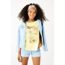 Girls 6-20 SO® Midrise Denim Shortie Shorts in Regular & Plus Size -Kohl's Shop 5841668 ALT8