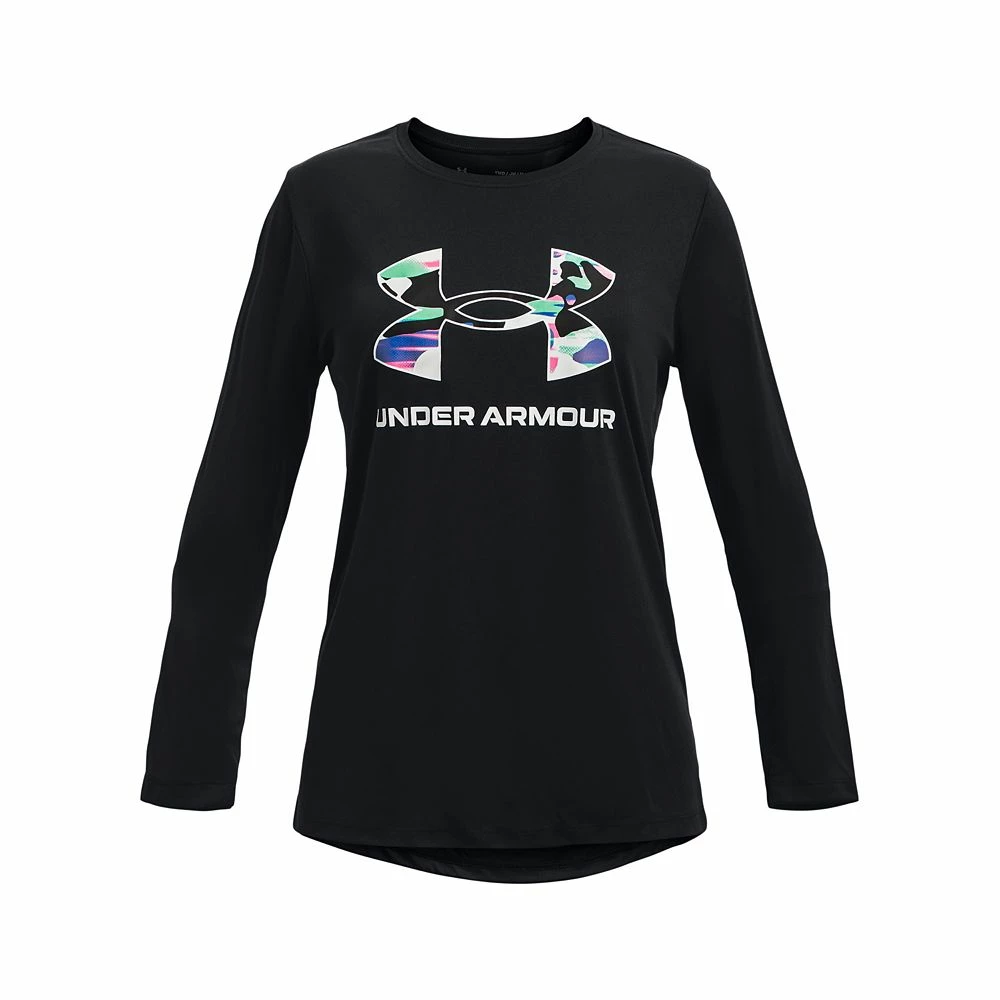 Girls 7-16 Under Armour Printed Logo Tech Tee 10 Girls 7-16 Under Armour Printed Logo Tech Tee - Image 8