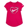 Toddler Girl Nike Heart Short Sleeve Tee
