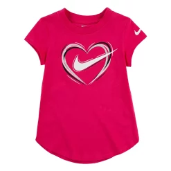 Toddler Girl Nike Heart Short Sleeve Tee