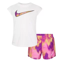 Girl 4-6x Nike Dri-FIT Graphic Tee and Sprinter Set -Kohl's Shop 5875108 Pink