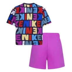 Girls 4-6x Nike Word Print Tee & Shorts Set -Kohl's Shop 5875206 ALT