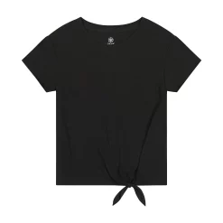 Girls 7-16 Gaiam Tie-Front Hem Tee -Kohl's Shop 5877038 Black