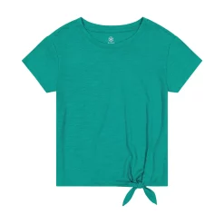 Girls 7-16 Gaiam Tie-Front Hem Tee -Kohl's Shop 5877038 Lapis