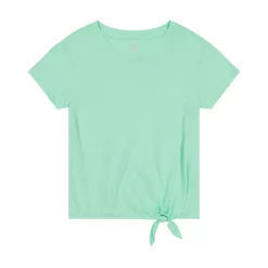 Girls 7-16 Gaiam Tie-Front Hem Tee -Kohl's Shop 5877038 Yucca