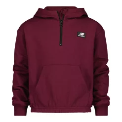 Girls 7-16 New Balance® 1/4-Zip Fleece Hoodie -Kohl's Shop 5879860 Dark Ember