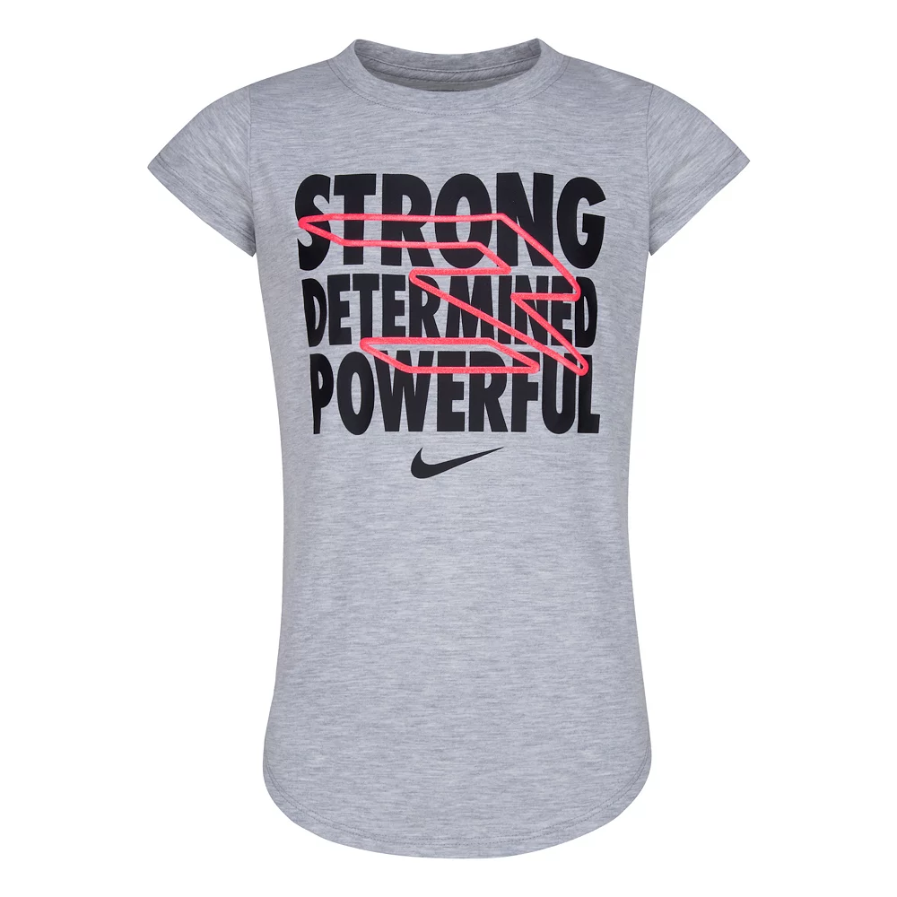 Girls 7-16 Nike 3BRAND "Strong, Determined, Powerful" Tee by Russell Wilson 3 Girls 7-16 Nike 3BRAND "Strong, Determined, Powerful" Tee by Russell Wilson