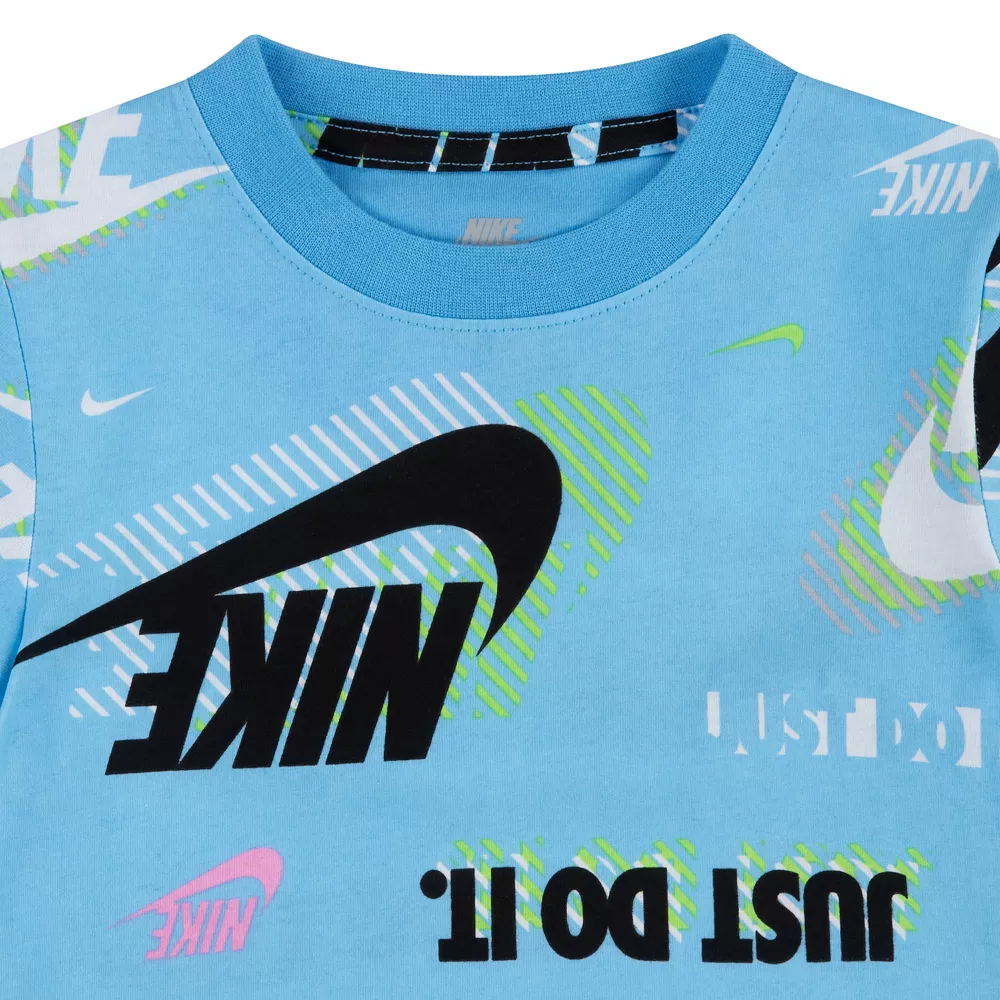 Toddler Boy Nike Active Joy Logos Tee & Shorts Set 5 Toddler Boy Nike Active Joy Logos Tee & Shorts Set - Image 3