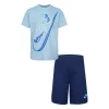 Boys 4-7 Nike Sportswear Logo Tee & Shorts Set -Kohl's Shop 5931837 Blue