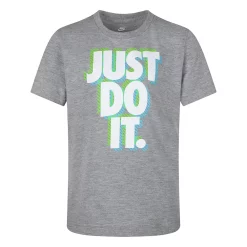 Boys 4-7 Nike 3-D "Just Do It." Graphic Tee -Kohl's Shop 5932335 Gray Heather