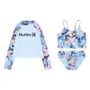 Girls 7-16 Hurley Rashguard, Top & Bottoms Swimsuit Set -Kohl's Shop 5942079