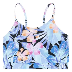 Girls 7-16 Hurley Rashguard, Top & Bottoms Swimsuit Set -Kohl's Shop 5942079 ALT4