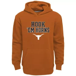 Kids 8-20 Texas Longhorns Team Slogan Fleece Hoodie