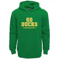 Kids 8-20 Oregon Ducks Team Slogan Fleece Hoodie