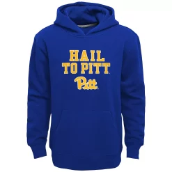 Kids 8-20 Pitt Panthers Team Slogan Fleece Hoodie