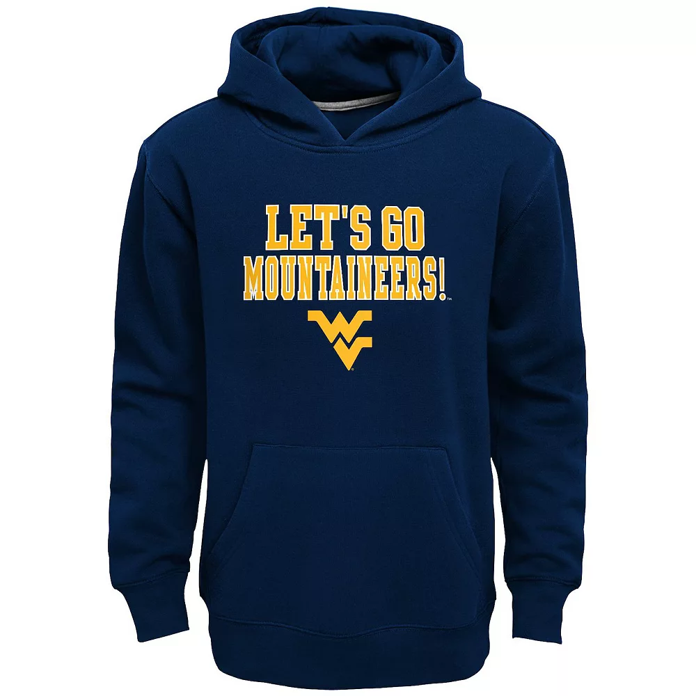 Boys 8-20 West Virginia Mountaineers Team Slogan Fleece Hoodie 3 Boys 8-20 West Virginia Mountaineers Team Slogan Fleece Hoodie