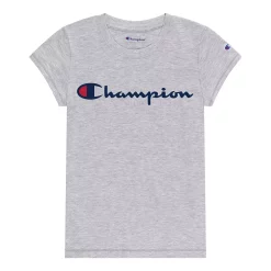 Girls 7-16 Champion® Signature Script Graphic Tee -Kohl's Shop 5983822 Oxford Heather Navy
