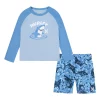 Toddler Boy Hurley Shark Frenzy Top & Swim Shorts Set -Kohl's Shop 6107985