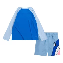 Toddler Boy Hurley Shark Teeth Raglan Top & Swim Trunks Set -Kohl's Shop 6107995 ALT