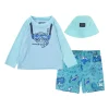 Baby Boy Hurley Scuba Raglan Top, Hat & Swim Trunks Set -Kohl's Shop 6107996 Aurora Green