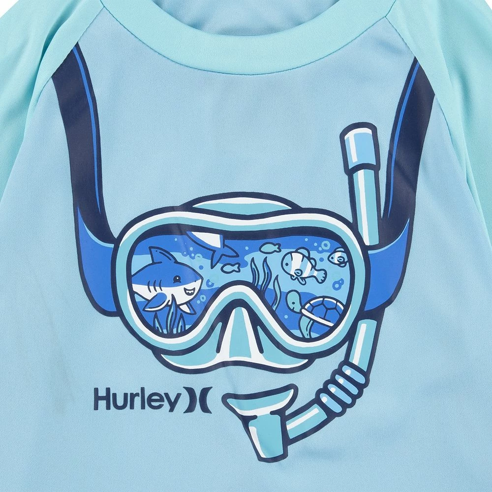 Toddler Boy Hurley Scuba Raglan Top, Hat & Swim Trunks Set 6 Toddler Boy Hurley Scuba Raglan Top, Hat & Swim Trunks Set - Image 4