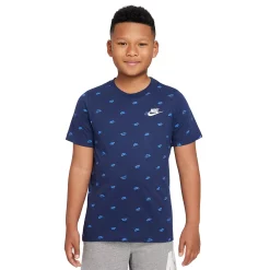 Boys 8-20 Nike Allover Swoosh Tee -Kohl's Shop 6142298 Midnight Navy