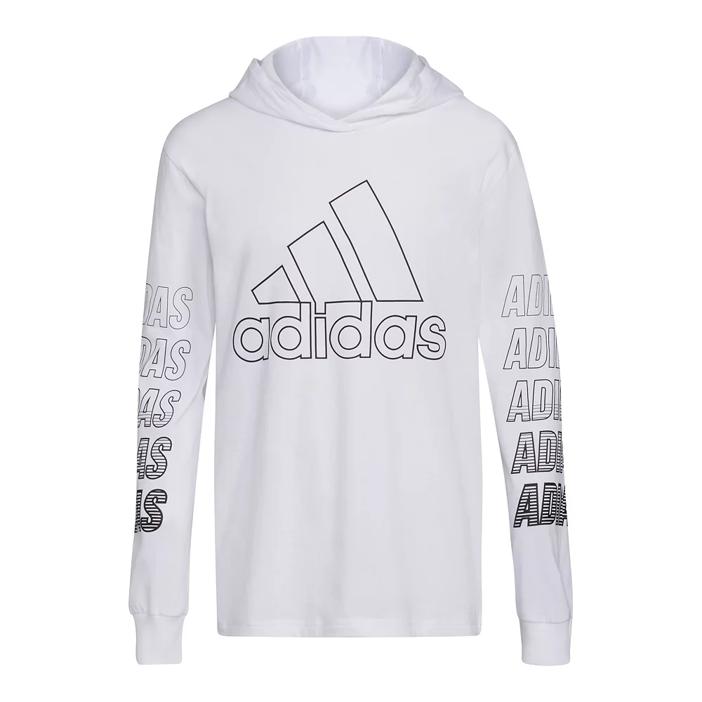 Boys 8-20 adidas Fast Hooded Tee 3 Boys 8-20 adidas Fast Hooded Tee