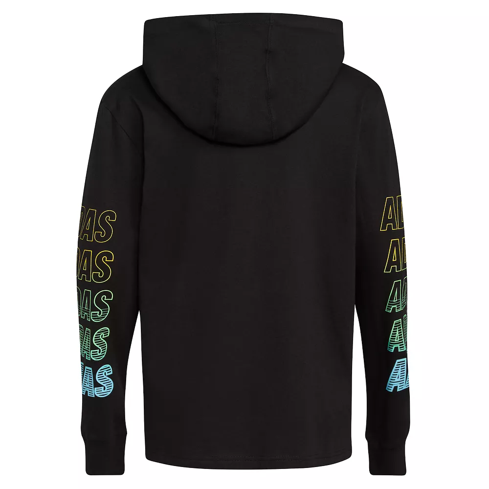 Boys 8-20 adidas Fast Hooded Tee 4 Boys 8-20 adidas Fast Hooded Tee - Image 2