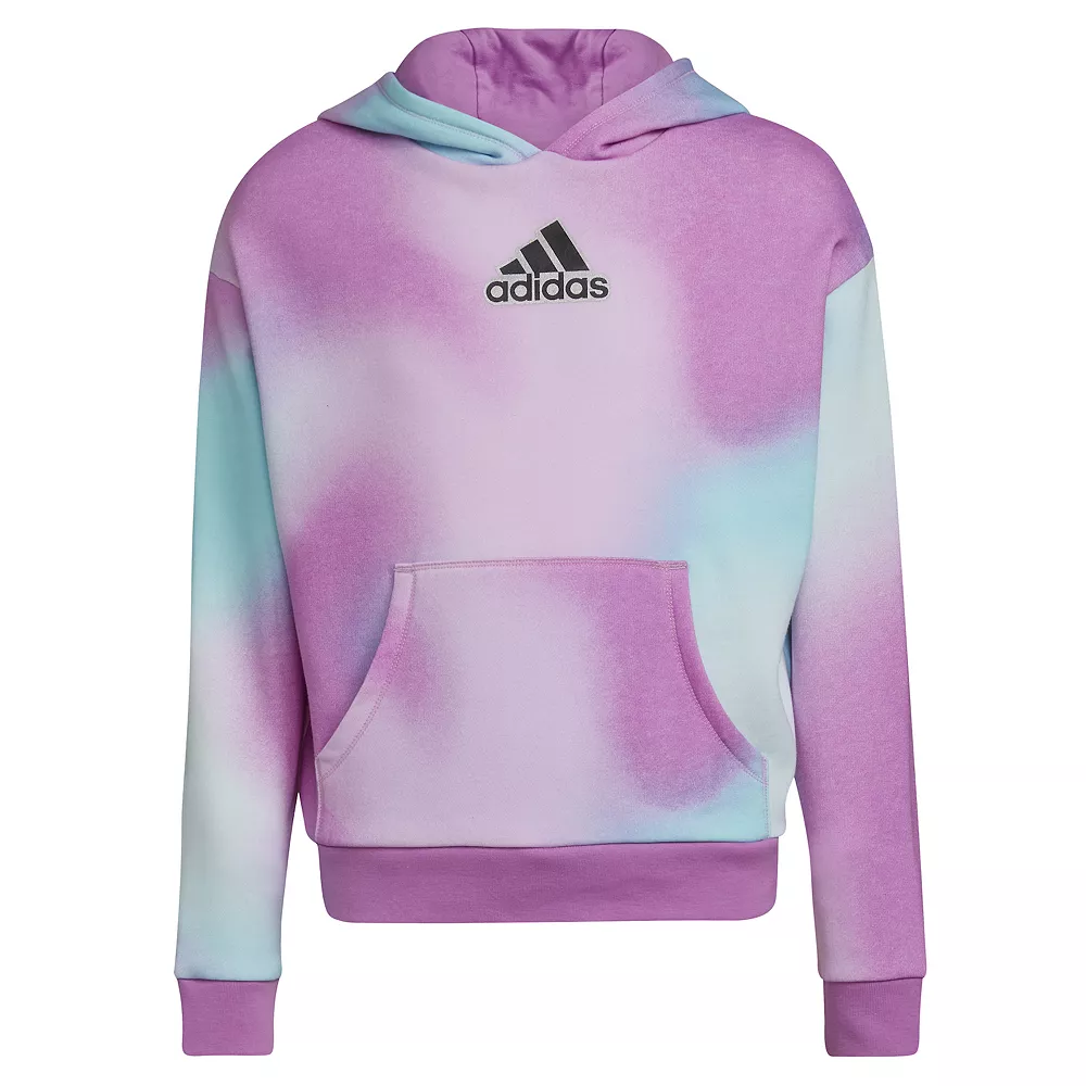 Girls 7-16 adidas Printed Fleece Hoodie - Size L Plus 3 Girls 7-16 adidas Printed Fleece Hoodie - Size L Plus