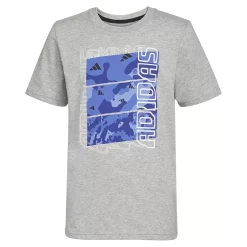 Boys 8-20 adidas Camo Echo Graphic Tee -Kohl's Shop 6176979 Grey Heather W Blue