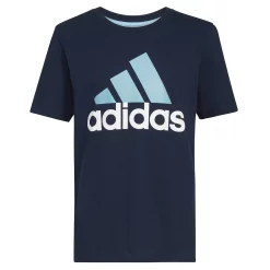 Boys 8-20 adidas 2-Tone Sportswear Logo Tee -Kohl's Shop 6177068 Collegiate Navy