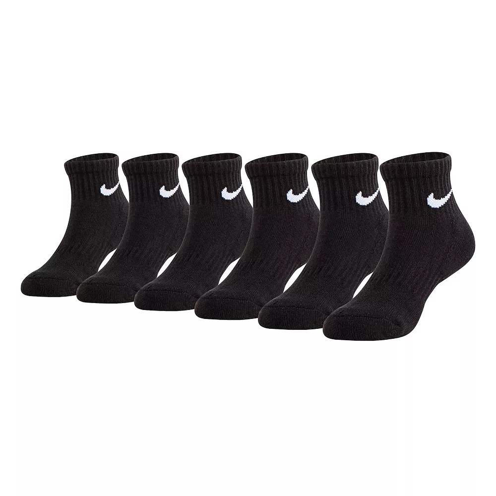 Boys Nike 6-pk. Performance Quarter Socks 3 Boys Nike 6-pk. Performance Quarter Socks