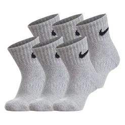 Boys Nike 6-pk. Performance Quarter Socks 10 Boys Nike 6-pk. Performance Quarter Socks -Kohl's Shop 893468 Gray
