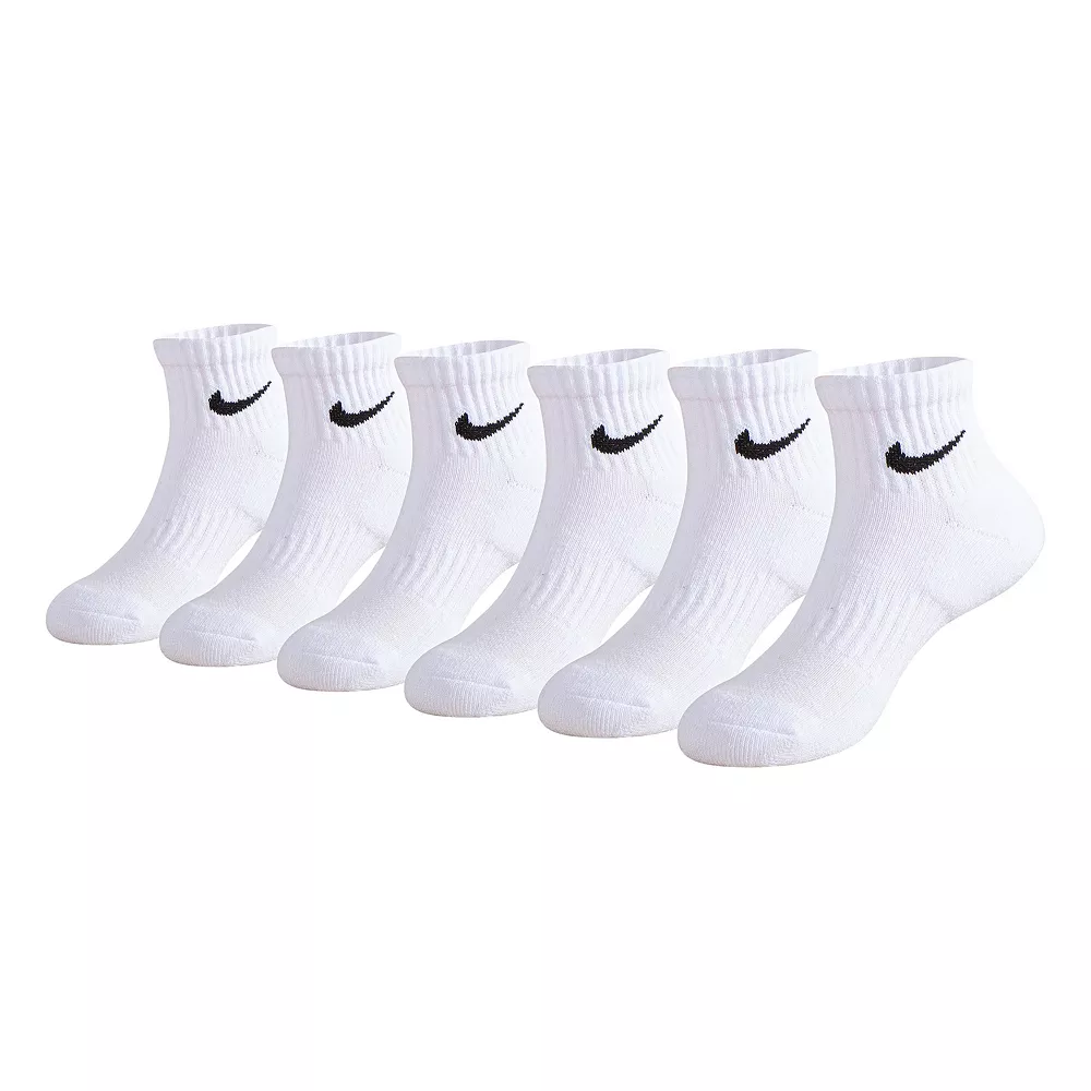 Boys Nike 6-pk. Performance Quarter Socks 5 Boys Nike 6-pk. Performance Quarter Socks - Image 3